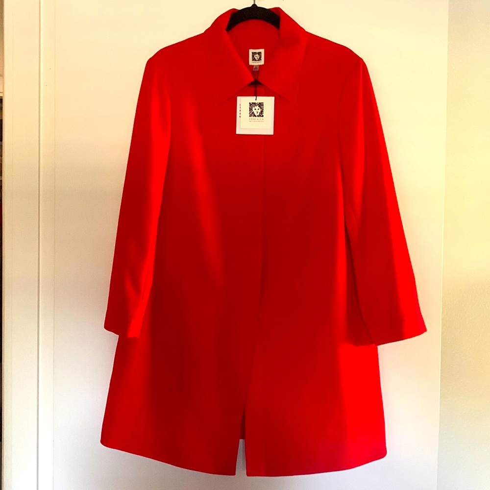 New long red blazer.